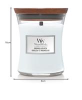 Woodwick Magnolia Birch Medium Hourglass Candle 0 - thumbnail