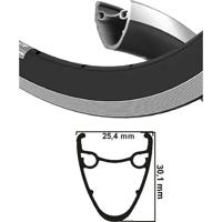 Ryde velg dutch 19 r 28 inch (622) zwart/zilver 32 gaats 14g - thumbnail