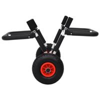 VidaXL Sup trolley voor 2 surfplanken inklapbaar 90 kg aluminium - thumbnail