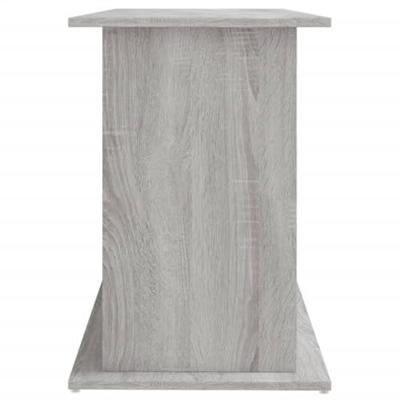Aquariumstandaard 121x41x58 cm bewerkt hout grijs sonoma eiken - thumbnail