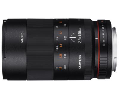 Samyang 100 mm F2.8 macro voor MFT - Macro telelens vaste brandpuntsafstand voor MFT mount, handmatige focus, voor Olympus OM-D E-M10 Mark IV, M1 Mark III, Panasonic Lumix DC-G110, DC-G91
