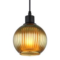 Globo HanglampZumba groen glas Ø 15cm - 15638G - thumbnail