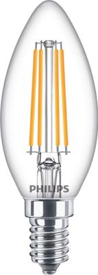 Philips LED 76219300 LED-lamp Energielabel E (A - G) E14 Kaars 6.5 W = 60 W Warmwit (Ø x h) 3.5 cm x 150 mm 1 stuk(s)