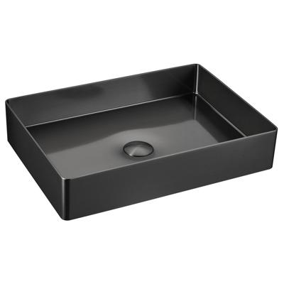 Waskom Sapho Aurum Vierkant 50 x 35 cm RVS Antraciet Sapho Waskom Sapho Aurum Vierkant 50 x 35 cm RVS Antraciet Sapho