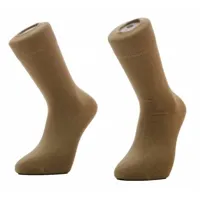 Heren katoenen sokken 1 paar - Naadloze sokken - Zachte kousen - zwart, blauwe, huidskleur - Witte sokken - thumbnail