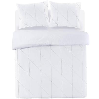 Papillon Deluxe Canberra Dekbedovertrek Wit-1-persoons (140 x 200/220 cm)