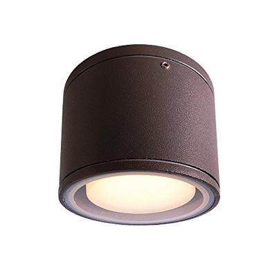 Deko Light 730408 Mob Round I Plafondopbouwarmatuur LED, Halogeen GX53 9 W Antraciet
