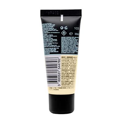 Maybelline Fit Me Matte + Poreless Foundation - 103 Pure Ivory - Medium Dekkende Foundation met Matte Finish voor de Normale tot Vette Huid - 30 ml