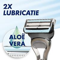 Gillette Skinguard aloe vera mesjes regular 4 Stuks - thumbnail