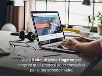 Kingston ValueRAM Werkgeheugenmodule voor PC DDR4 16 GB 1 x 16 GB Non-ECC 3200 MHz 288-pins DIMM CL22 KVR32N22S8/16 - thumbnail