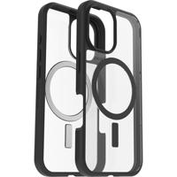 Otterbox React Backcover Apple iPhone 16 Zwart, Transparant Inductieve lading, MagSafe compatible - thumbnail