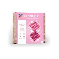 Connetix Base Plate Pastel Roze/Rood 2 stuks - thumbnail