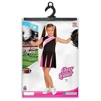 Cheerleader kind zwart/roze - thumbnail