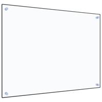 VidaXL Spatscherm keuken 80x60 cm gehard glas transparant - thumbnail