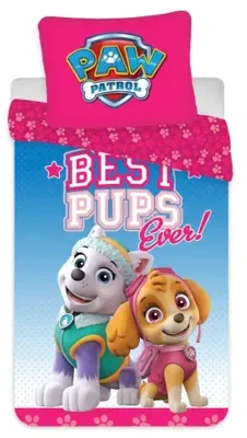 Paw Patrol peuterdekbedovertrek Best Pups 100 x 135 cm Katoen Paw Patrol peuterdekbedovertrek Best Pups 100 x 135 cm Katoen
