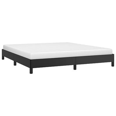 Bedframe kunstleer zwart 180x200 cm