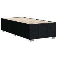 Bedframe zonder matras 80x200 cm stof zwart - thumbnail