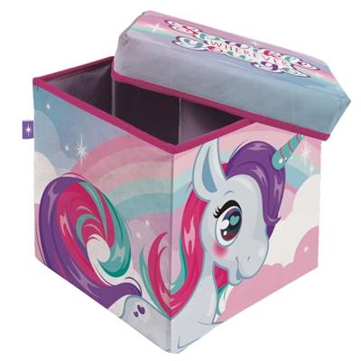 Unicorn Sparkle opbergbox 30 x 30 x 30 cm