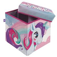 Unicorn Sparkle opbergbox 30 x 30 x 30 cm - thumbnail