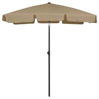 VidaXL Strandparasol 180x120 cm taupe - thumbnail