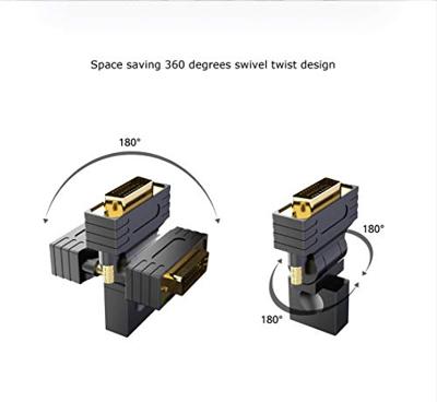 Akasa AK-CBHD16-BK DVI-D HDMI Zwart kabeladapter/verloopstukje - thumbnail