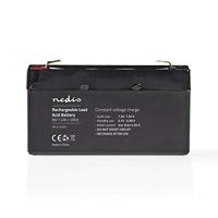 Nedis Oplaadbare Loodaccu | Lead-Acid | 6 V | 1200 mAh | 1 stuks - BALA12006V BALA12006V - thumbnail
