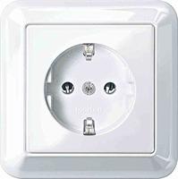 Merten MEG2301-1219 Wandcontactdoos System M Polair-wit 1 stuk(s) - thumbnail