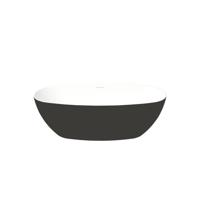 Vrijstaand Ligbad Zydra Como 170x80 cm BR Negro - thumbnail