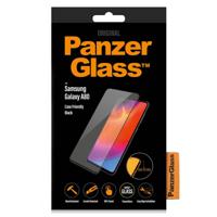 Panzerglass Displaybescherming (Case Friendly) met gekleurd frame in zwart - geschikt voor Samsung Galaxy A90 - thumbnail