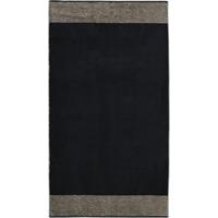 Cawö Cawö Two-Tone Badlaken schwarz 80/150 - thumbnail