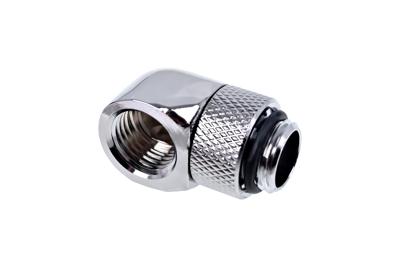 Alphacool eiszapfen l-connector rotatable g1/4 ag to g1/4 ig aansluiting (zwart)