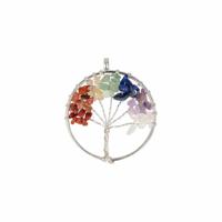 Chakra Levensboom Hanger (50 mm - Chakra Wire) - thumbnail