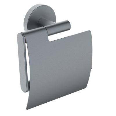 Wiesbaden Toiletrolhouder Alonzo Met Klep Gunmetal Wiesbaden Toiletrolhouder Alonzo Met Klep Gunmetal