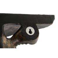 Planken DKD Home Decor Olifant Gouden Hars (36,5 x 16,5 x 36 cm) - thumbnail