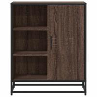 Dressoir 62x35x76 cm bewerkt hout bruin eikenkleur - thumbnail