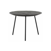 DTP Home Salontafel 'Jupiter' Teakhout, 50cm, kleur Zwart - thumbnail