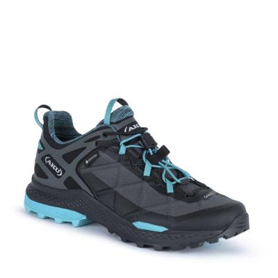 AKU Rocket Dfs Gtx Lage Wandelschoen Dames Black/Turquoise 39,5