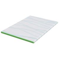 Matraspads Wit en Groen 180 x 200 cm - thumbnail