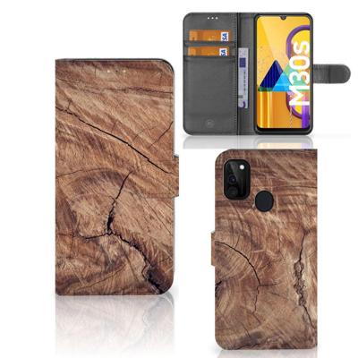 Samsung Galaxy M21 | M30s | Book Style Case | Tree Trunk | Portemonnee hoesje