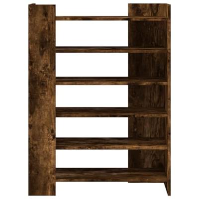 VidaXL Schoenenkast 74,5x37,5x100 cm bewerkt hout gerookt eikenkleurig VidaXL Schoenenkast 74,5x37,5x100 cm bewerkt hout gerookt eikenkleurig