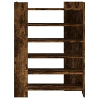 VidaXL Schoenenkast 74,5x37,5x100 cm bewerkt hout gerookt eikenkleurig - thumbnail