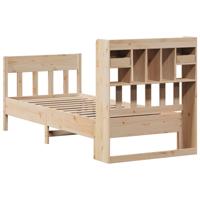 Bedframe zonder matras massief grenenhout 140x200 cm - thumbnail