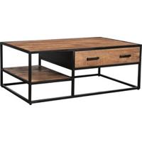 Livingfurn Salontafel 'Sturdy' kleur Naturel, 120 x 70cm - thumbnail