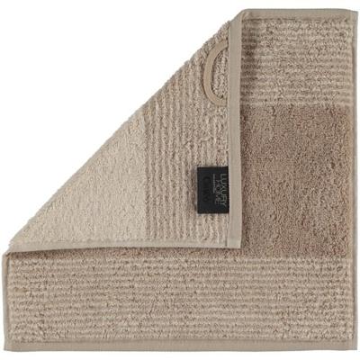 Cawö Cawö Two-Tone Gezichtsdoekje Zand 30x30