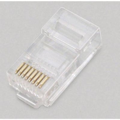 BKL Electronic modulaire stekker 2606003 Stekker, recht Aantal polen (sensoren) 8P8C Transparant 100 stuk(s)