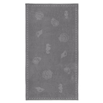 Seahorse Seahorse Strandlaken Shells Grey 100x200