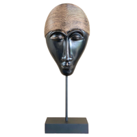 Ornament polystone - ornament Chamon, smal - ornament bruin - thumbnail