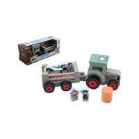 Jouéco® Fien & Teun houten Tractorset - thumbnail