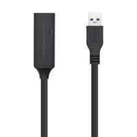 AISENS - A105-0407 - verlengkabel USB 3.0 met verlenging, type A/M-A/H, zwart, 5 m - thumbnail