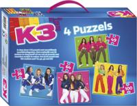 Studio 100 K3 4in1 puzzel - sterretjes - thumbnail
